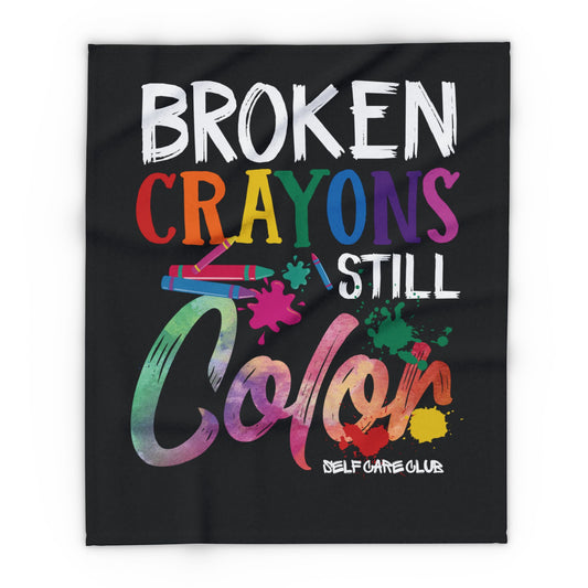 Couverture polaire BCSC Still Color Crayons cassés