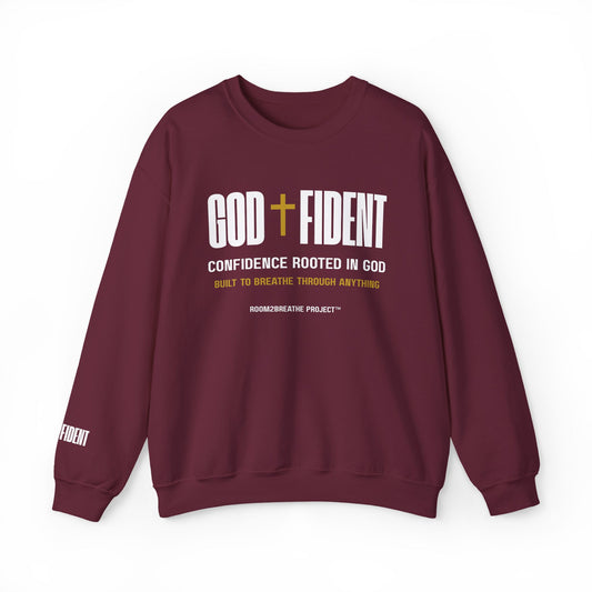 GODFIDENT Sweatshirt — Confidence Rooted in God | Unisex