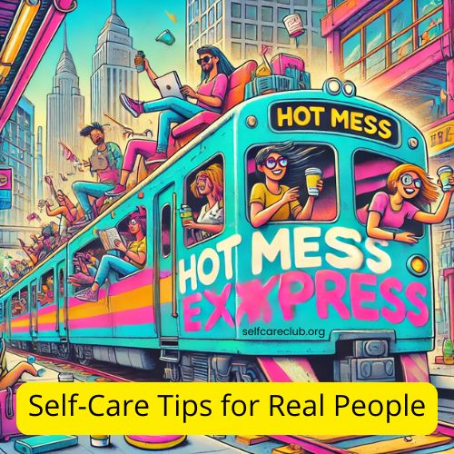 All Aboard The Hot Mess Express: Self-Care Tips for Real People