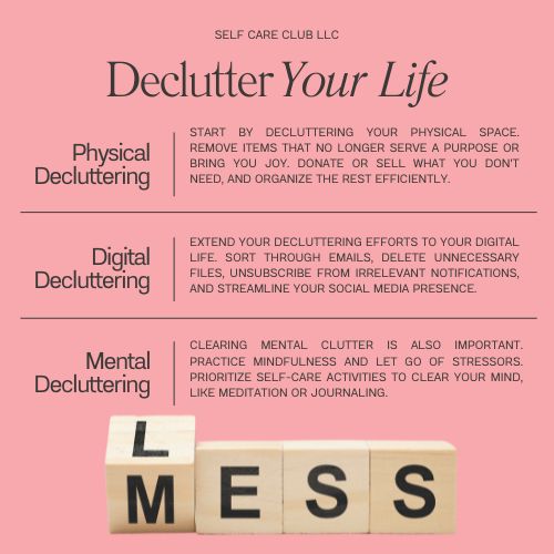 Decluttering Mind and Space