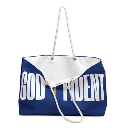 GODFIDENT Weekender Tote Bag — Built to Breathe On the Go (DARK BLUE)