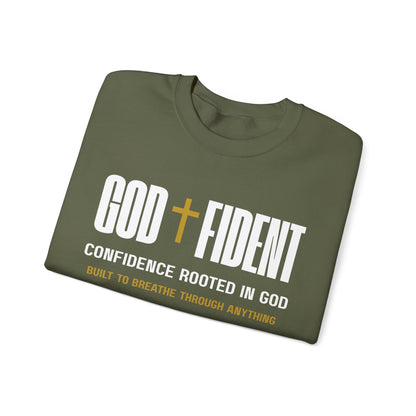 GODFIDENT Sweatshirt — Confidence Rooted in God | Unisex
