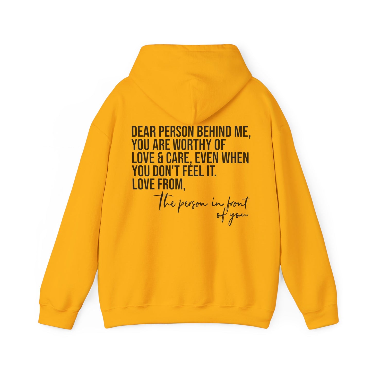 DPBM, You Are Worthy Of Love & Care Hooded Sweatshirt