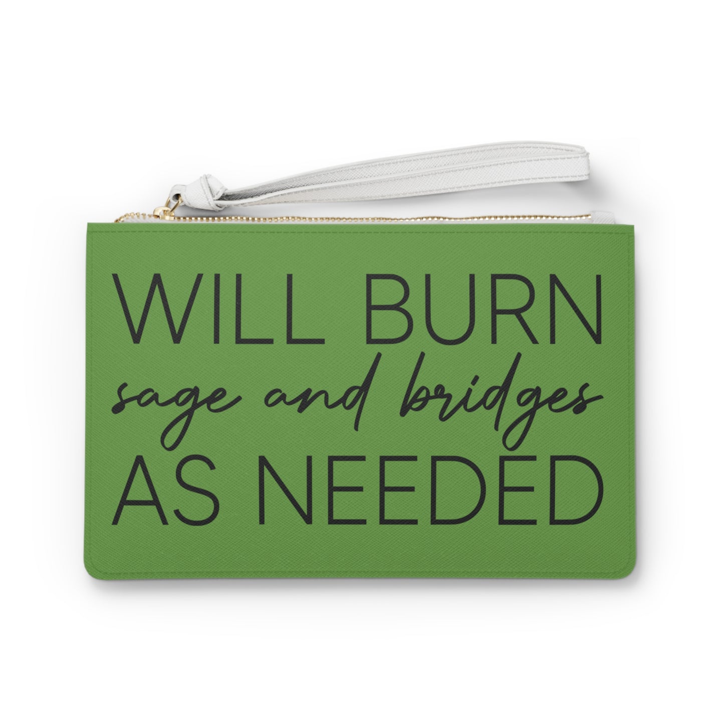 Burning Sage & Bridges Clutch Bag