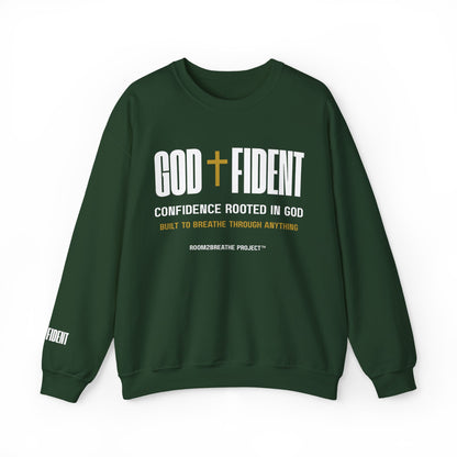 GODFIDENT Sweatshirt — Confidence Rooted in God | Unisex