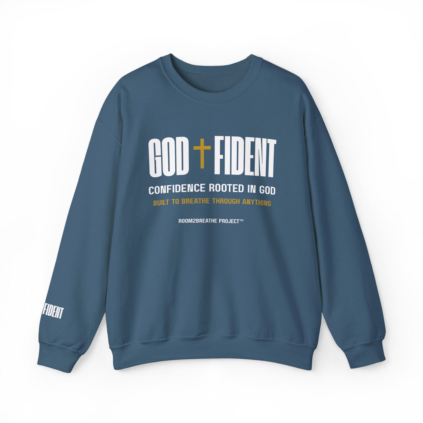 GODFIDENT Sweatshirt — Confidence Rooted in God | Unisex