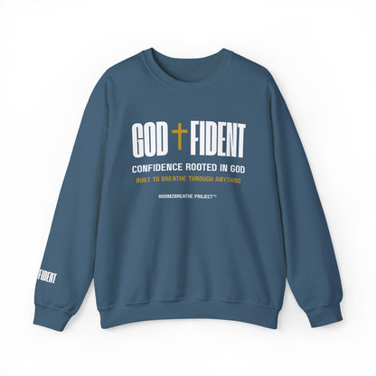 GODFIDENT Sweatshirt — Confidence Rooted in God | Unisex