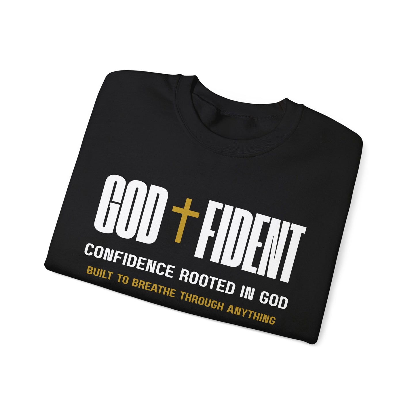 GODFIDENT Sweatshirt — Confidence Rooted in God | Unisex