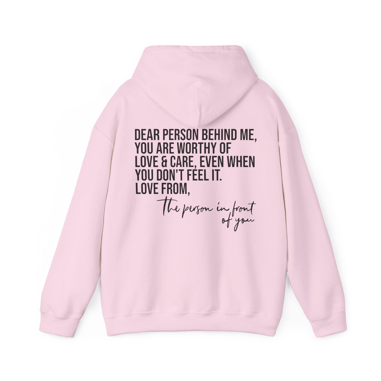 DPBM, You Are Worthy Of Love & Care Hooded Sweatshirt