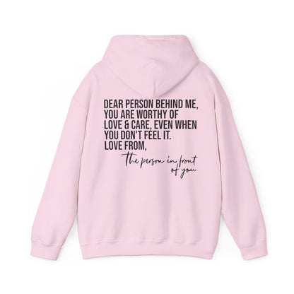 DPBM, You Are Worthy Of Love & Care Hooded Sweatshirt