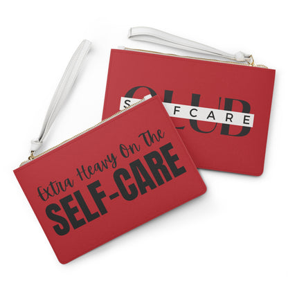 Extra Heavy On The SELFCARE Clutch Bag