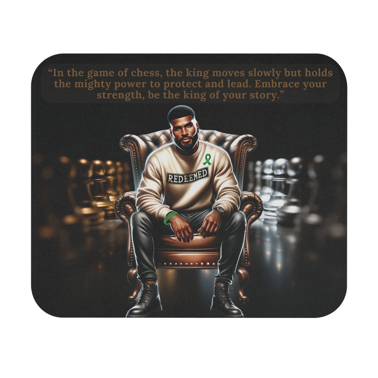 Redeemed King Mouse Pad