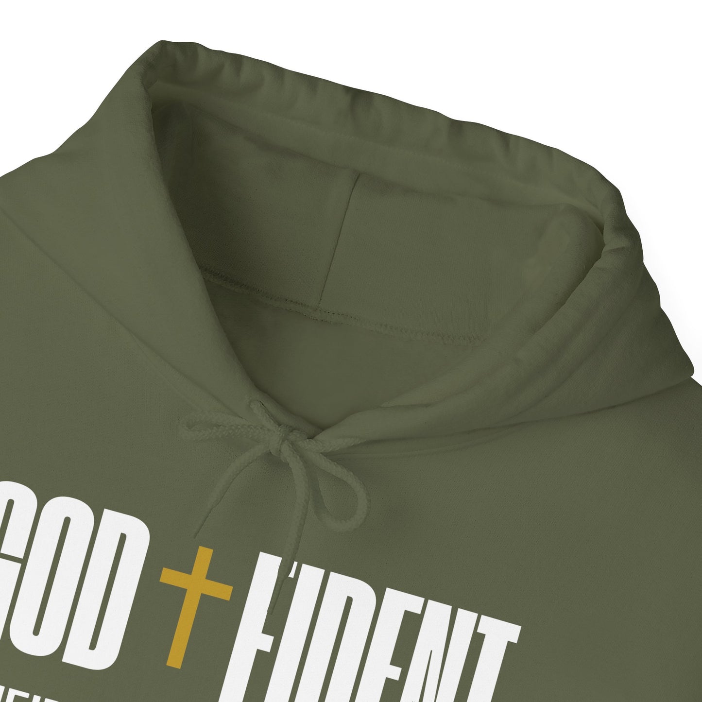GODFIDENT Hooded Sweatshirt — Confidence Rooted in God | Unisex