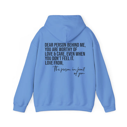 DPBM, You Are Worthy Of Love & Care Hooded Sweatshirt