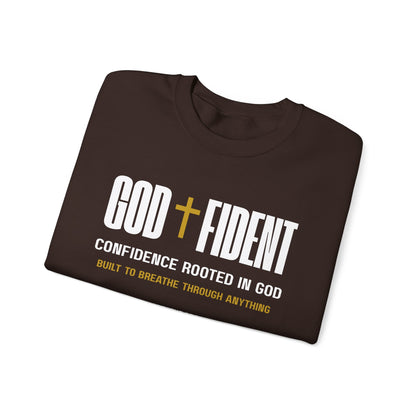 GODFIDENT Sweatshirt — Confidence Rooted in God | Unisex
