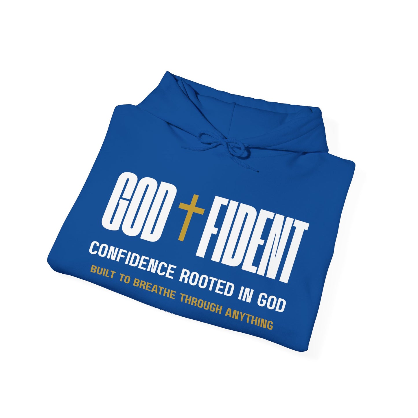 GODFIDENT Hooded Sweatshirt — Confidence Rooted in God | Unisex