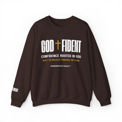 GODFIDENT Sweatshirt — Confidence Rooted in God | Unisex