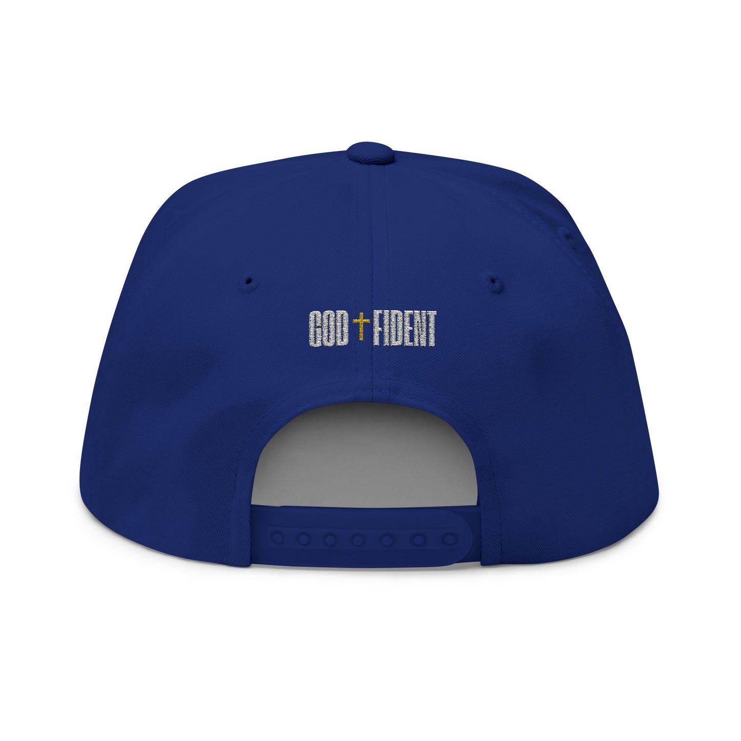 GODFIDENT Flat Bill Cap — Bold Faith. Clean Style (Embroidery)