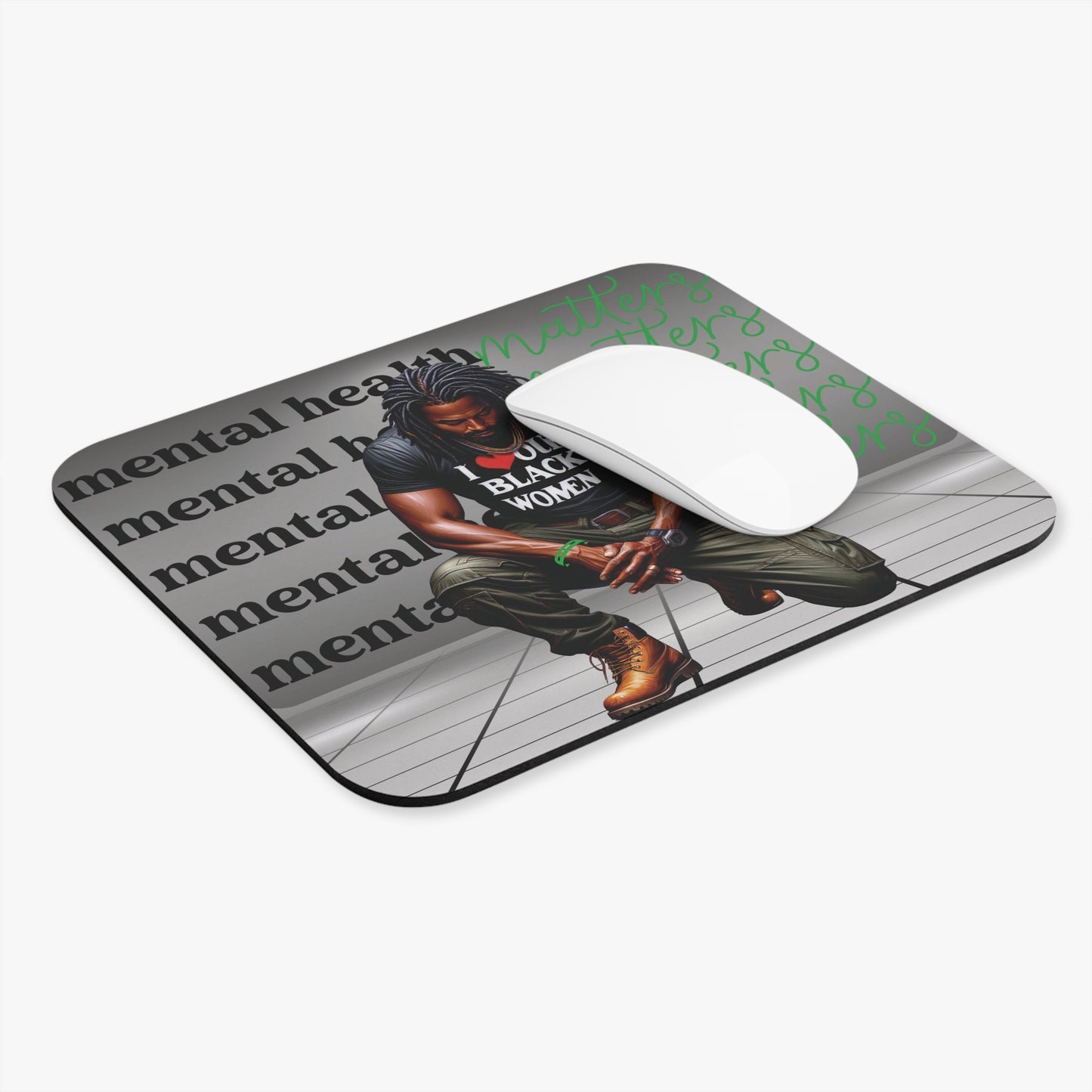 His Mental Health Matters Mouse Pad