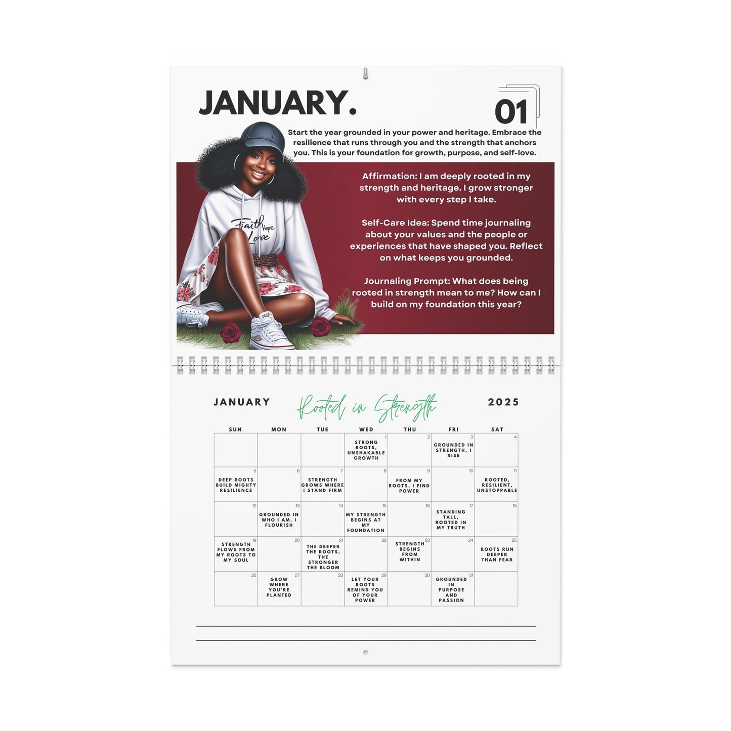 It's A Great Day To Be A Black Woman 2025 Wall Calendar