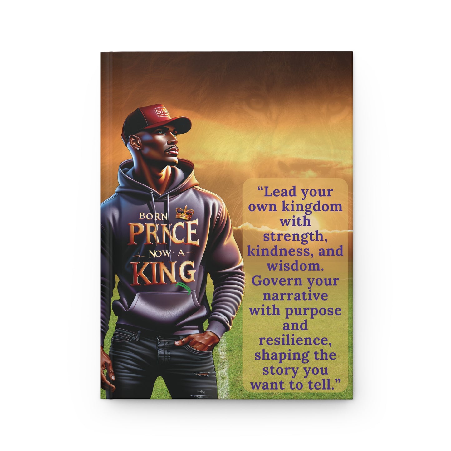 Born A Prince, Now A King Hardcover Journal
