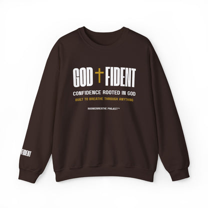 GODFIDENT Sweatshirt — Confidence Rooted in God | Unisex