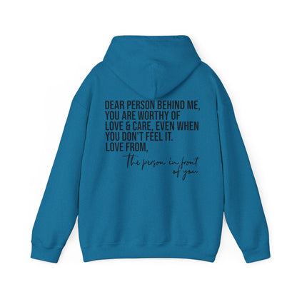 DPBM, You Are Worthy Of Love & Care Hooded Sweatshirt
