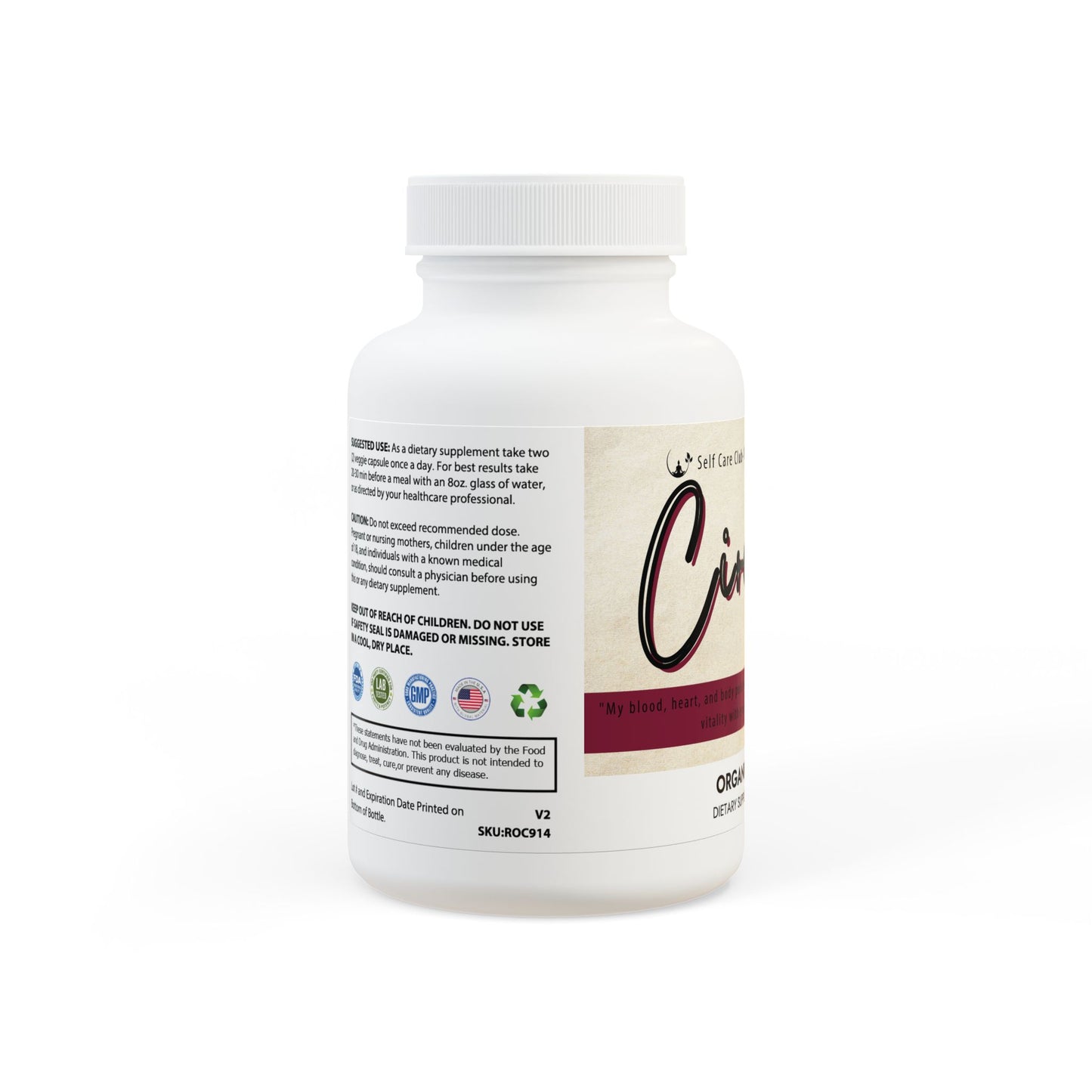 Circulate Organic Beetroot Supplement (60 Capsules)