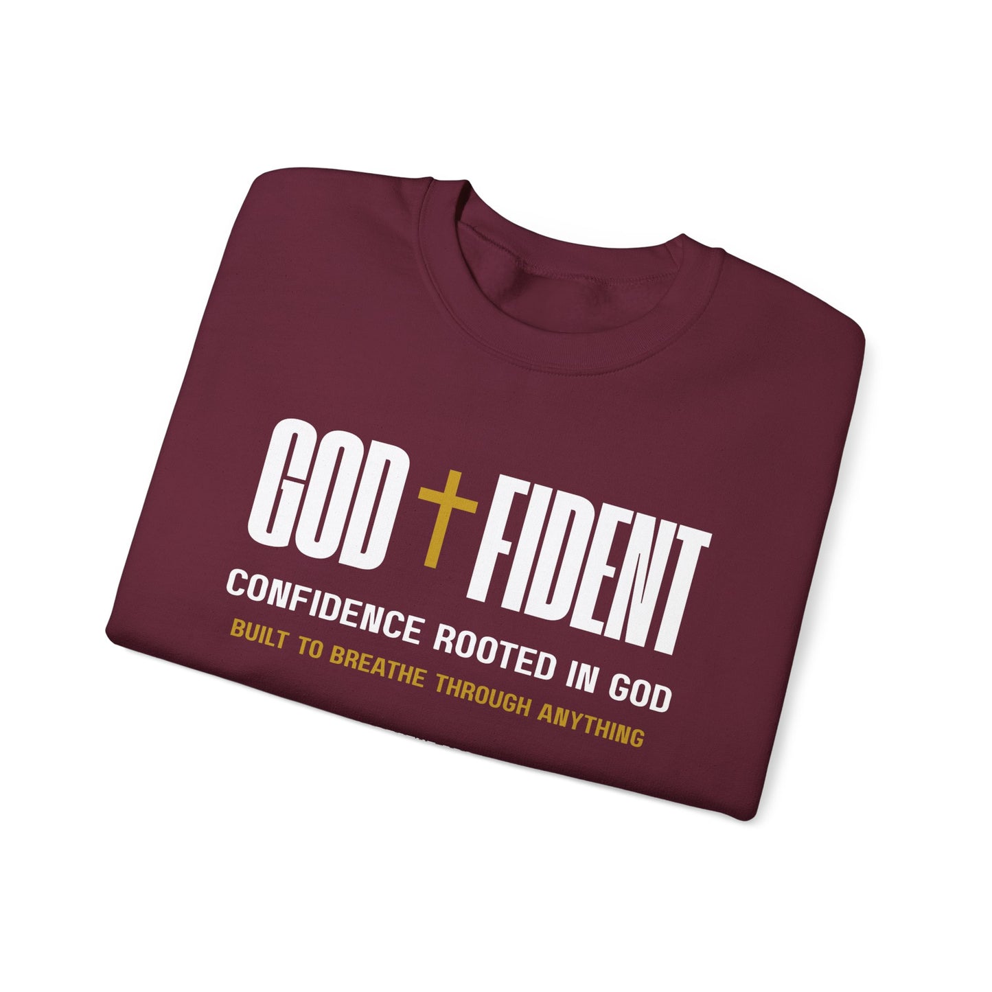 GODFIDENT Sweatshirt — Confidence Rooted in God | Unisex