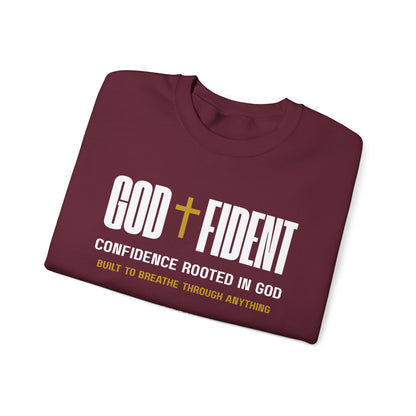GODFIDENT Sweatshirt — Confidence Rooted in God | Unisex