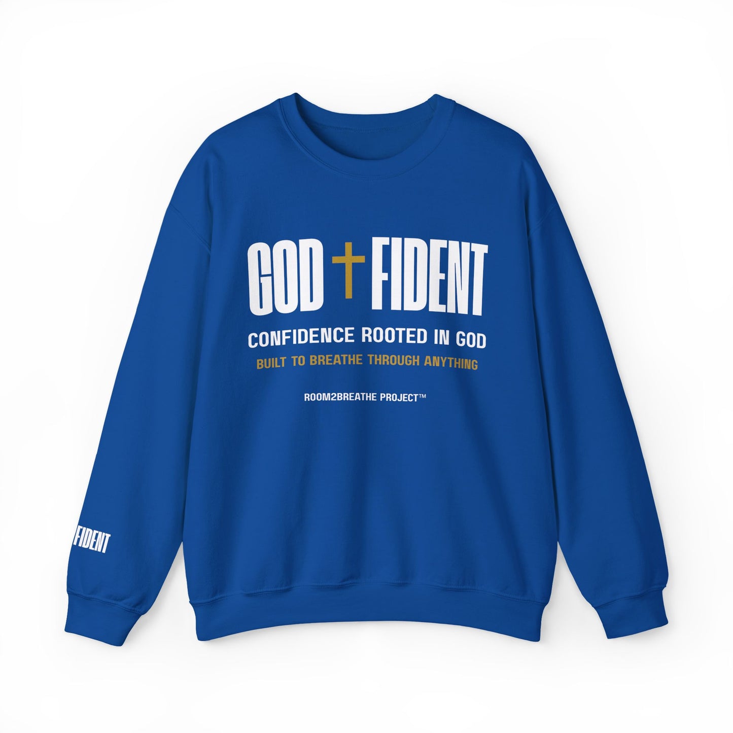 GODFIDENT Sweatshirt — Confidence Rooted in God | Unisex