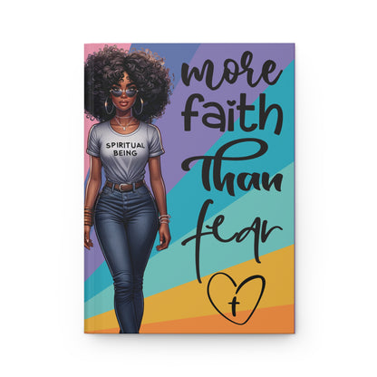 More Faith Than Fear Hardcover Journal