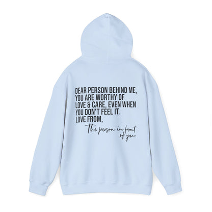DPBM, You Are Worthy Of Love & Care Hooded Sweatshirt
