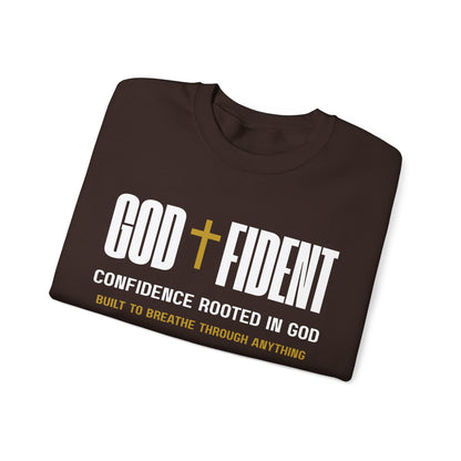 GODFIDENT Sweatshirt — Confidence Rooted in God | Unisex