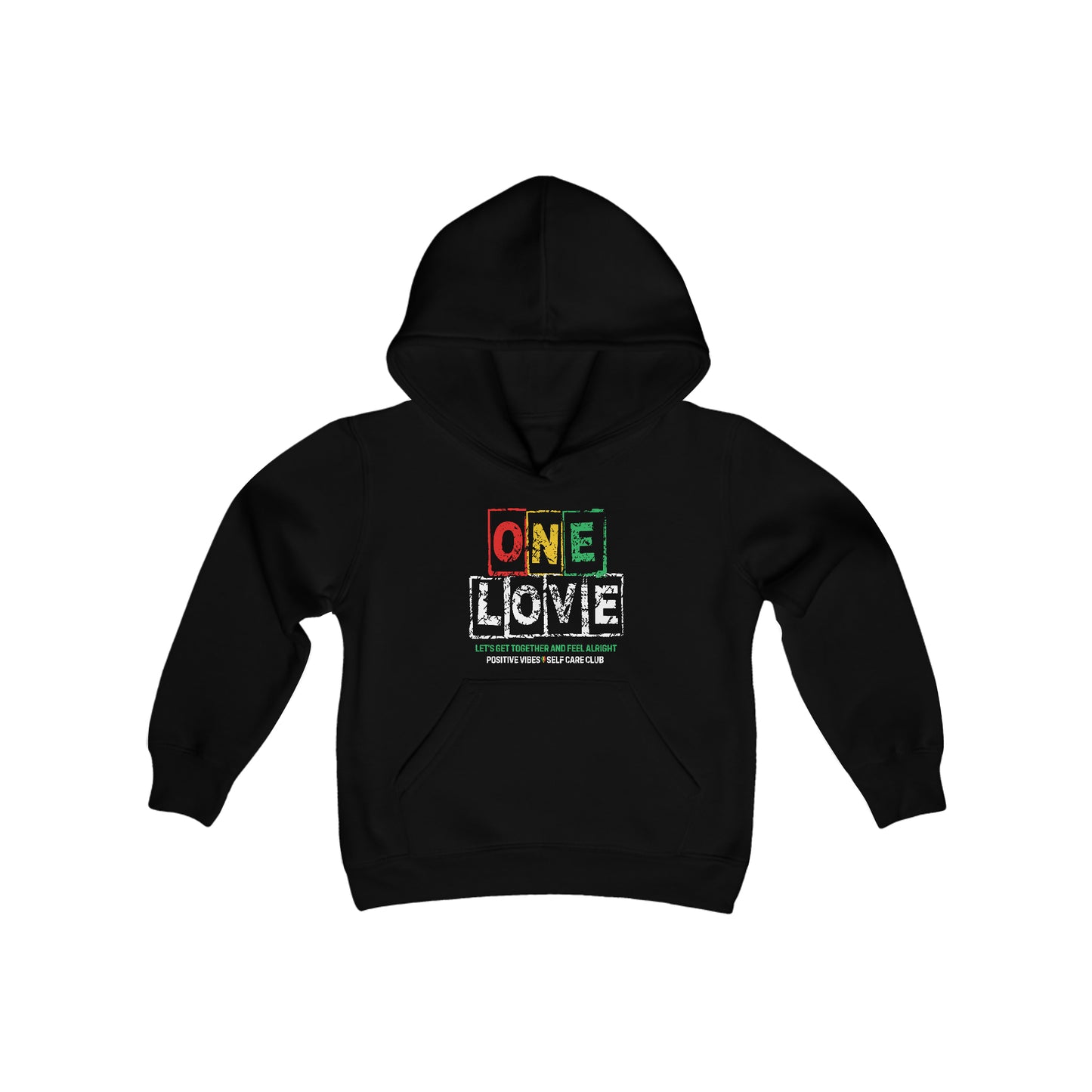 One Love (Juneteenth) Youth Hooded Sweatshirt