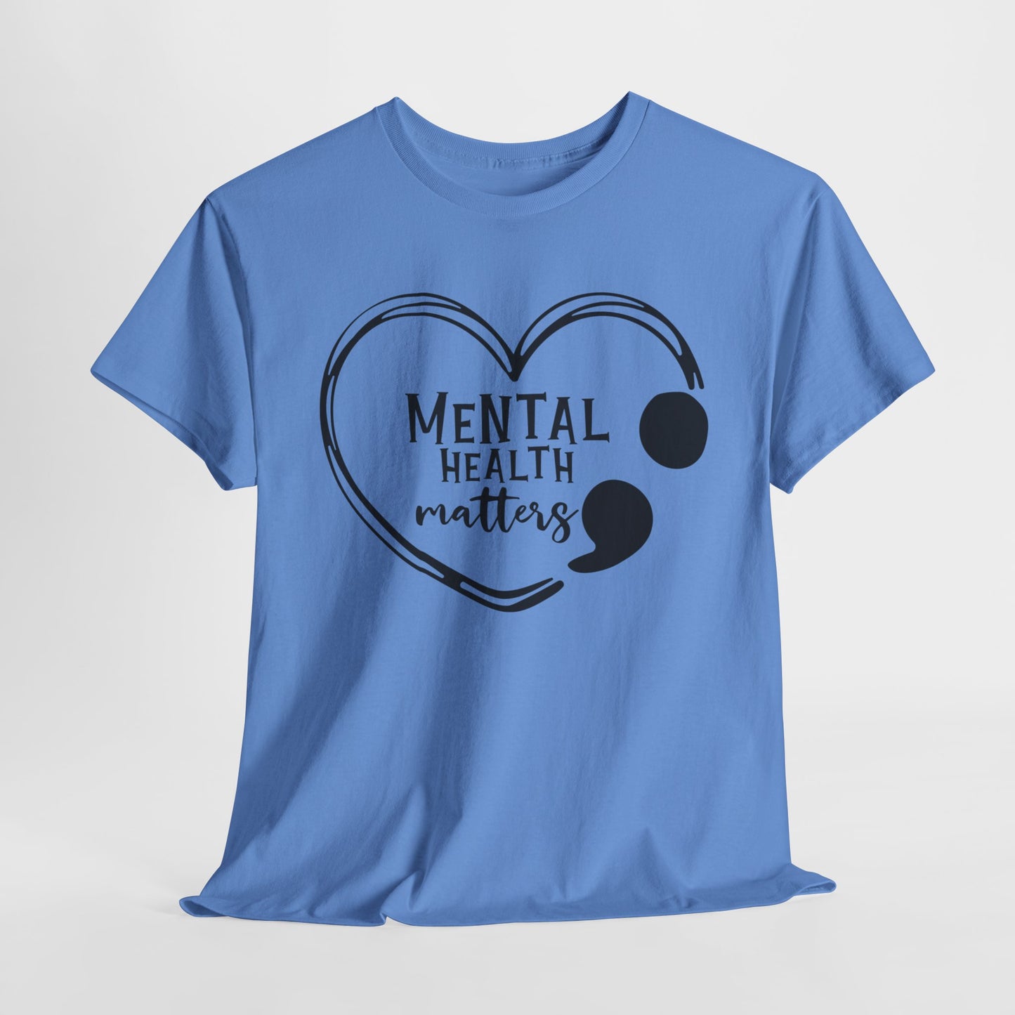 Mental Health Matters T-Shirt (Black Logo)