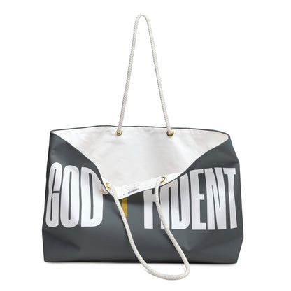 GODFIDENT Weekender Tote Bag — Built to Breathe On the Go (DARK GREY)