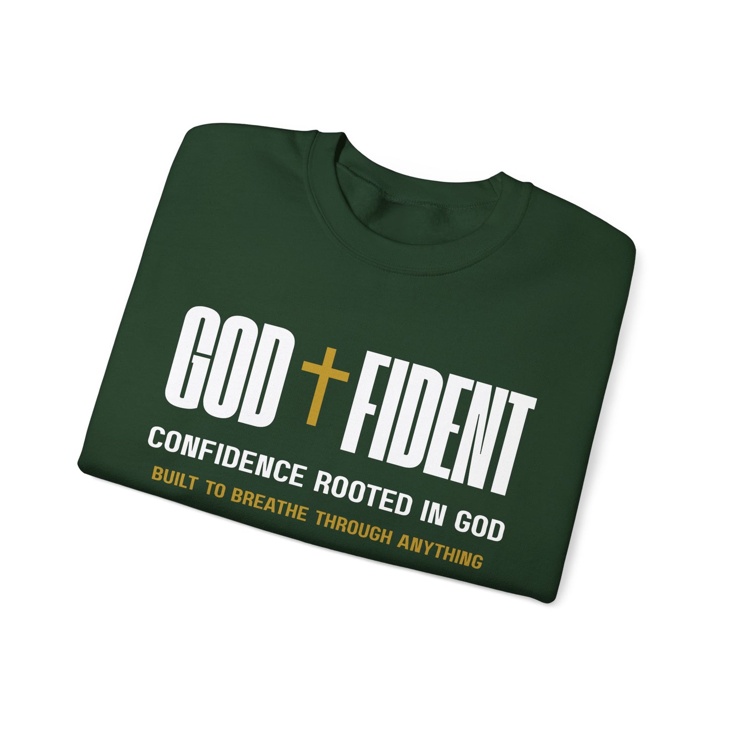 GODFIDENT Sweatshirt — Confidence Rooted in God | Unisex