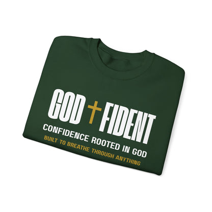 GODFIDENT Sweatshirt — Confidence Rooted in God | Unisex