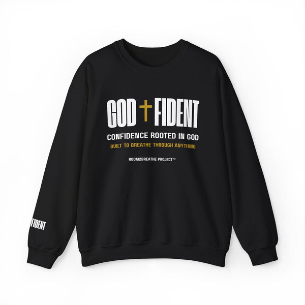 GODFIDENT Sweatshirt — Confidence Rooted in God | Unisex