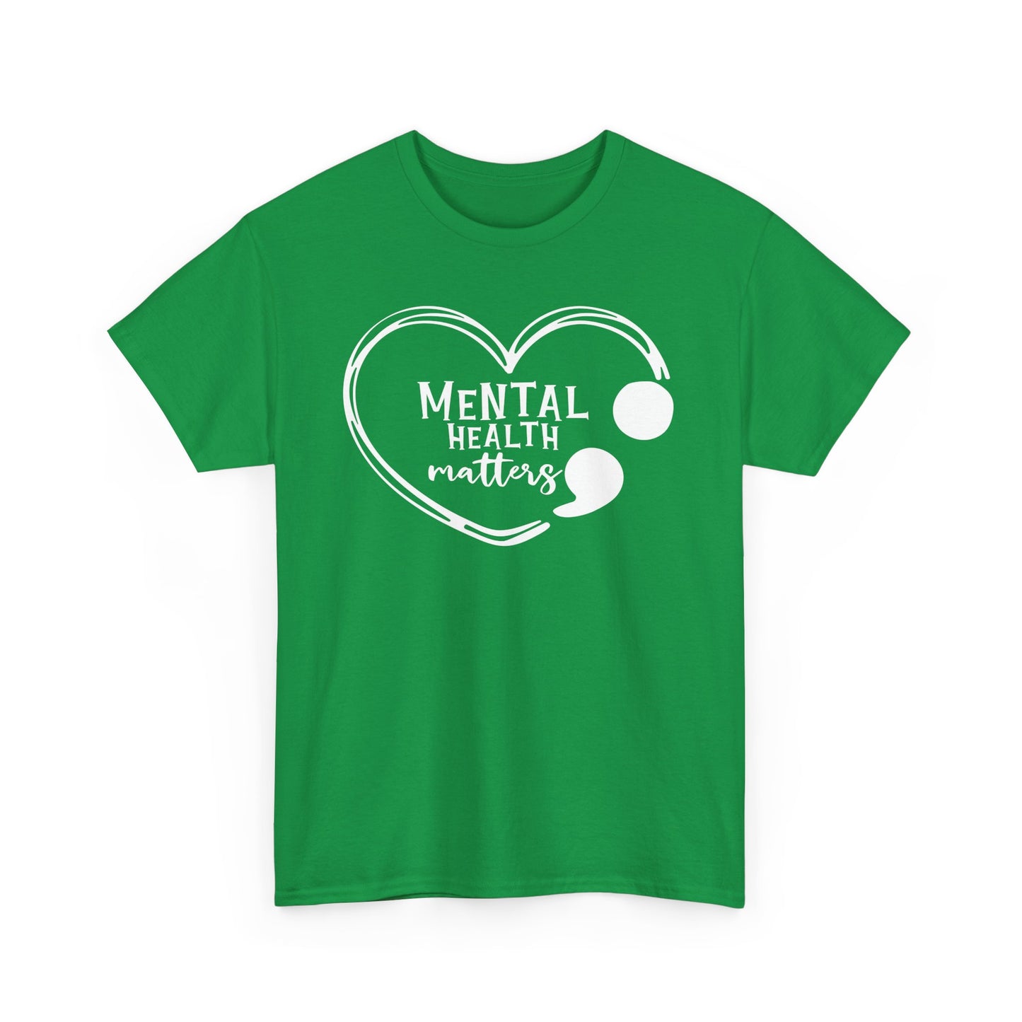 Mental Health Matters T-Shirt (White Logo)
