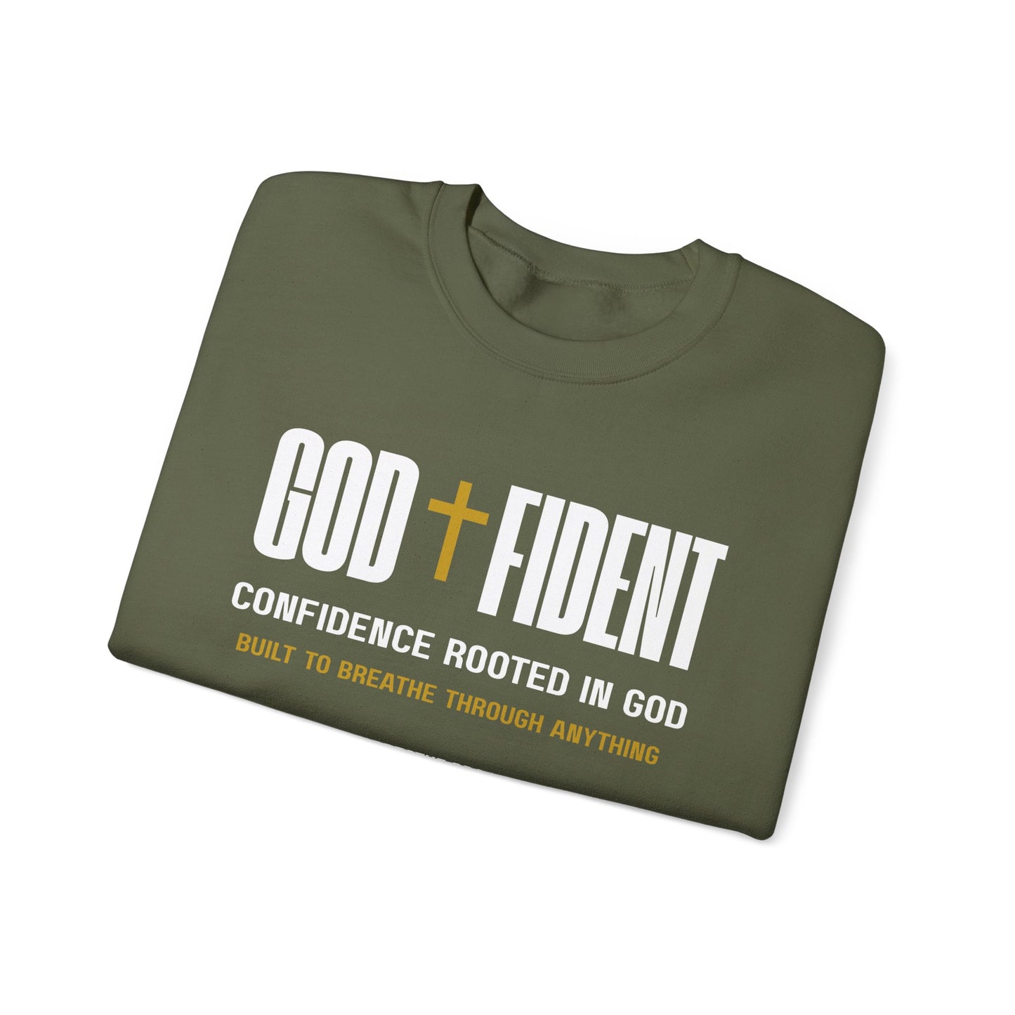 GODFIDENT Sweatshirt — Confidence Rooted in God | Unisex