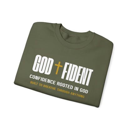 GODFIDENT Sweatshirt — Confidence Rooted in God | Unisex