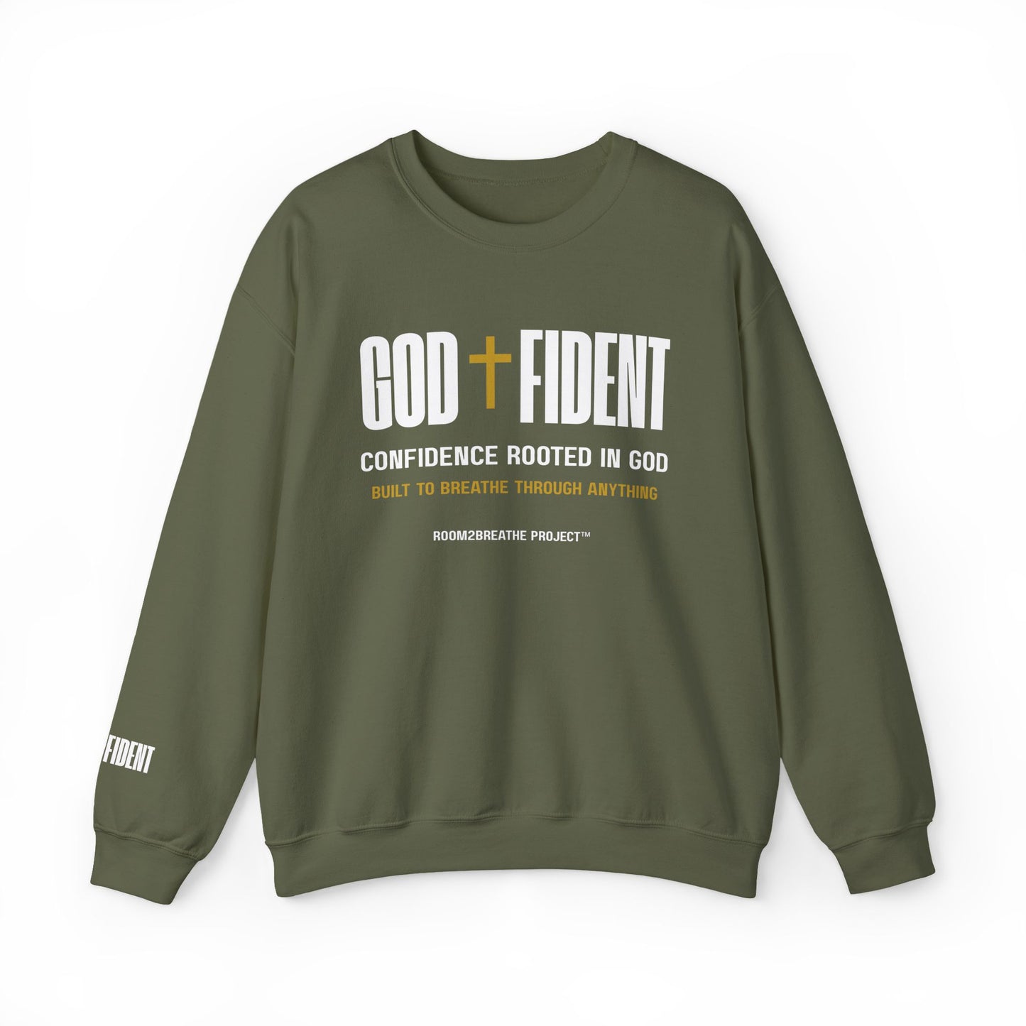 GODFIDENT Sweatshirt — Confidence Rooted in God | Unisex