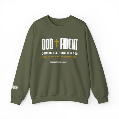 GODFIDENT Sweatshirt — Confidence Rooted in God | Unisex