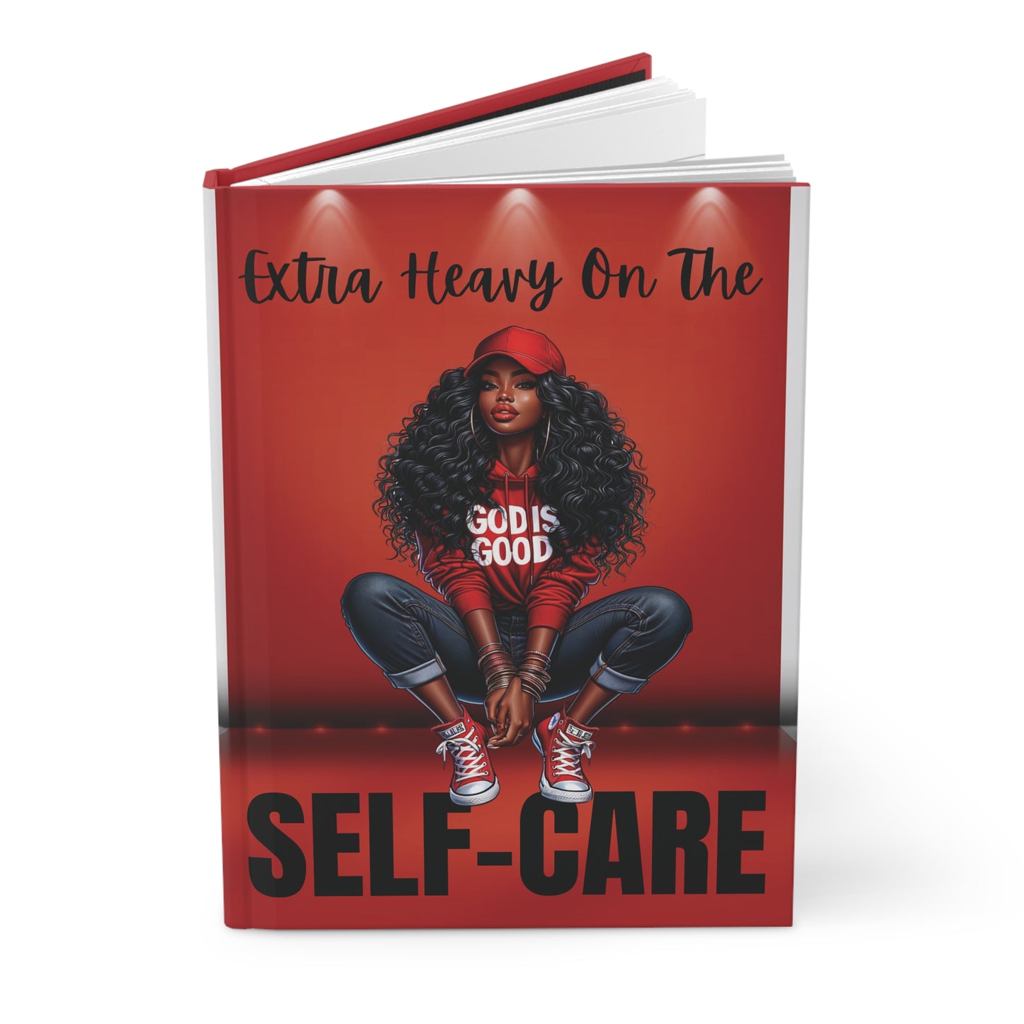 Extra Heavy On The SELFCARE Hardcover Journal