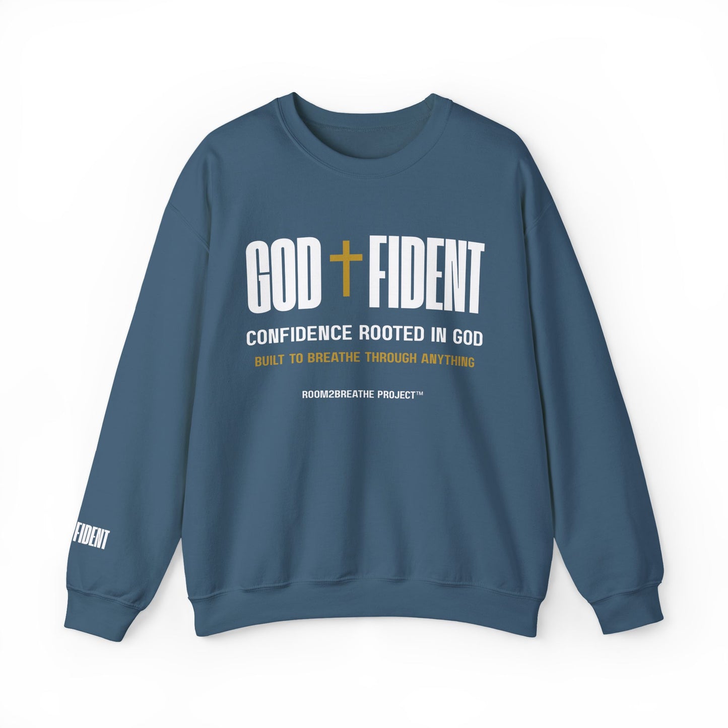 GODFIDENT Sweatshirt — Confidence Rooted in God | Unisex