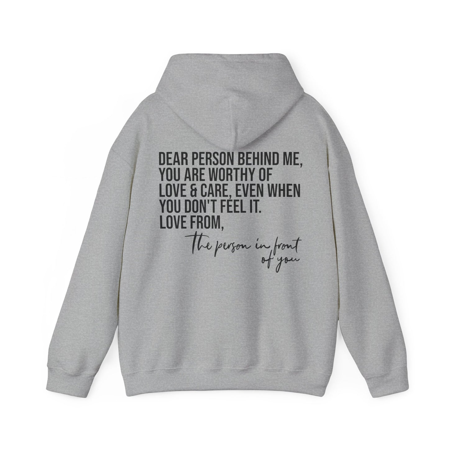 DPBM, You Are Worthy Of Love & Care Hooded Sweatshirt