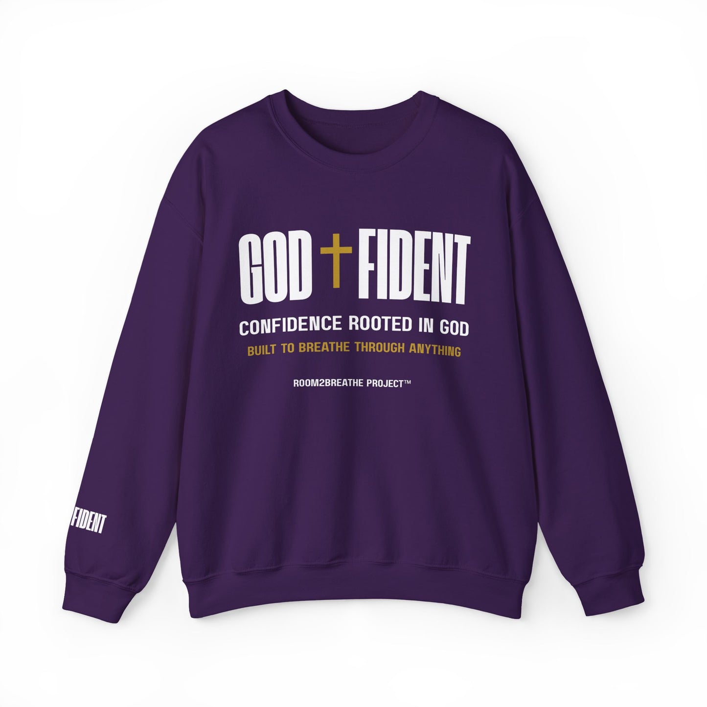 GODFIDENT Sweatshirt — Confidence Rooted in God | Unisex