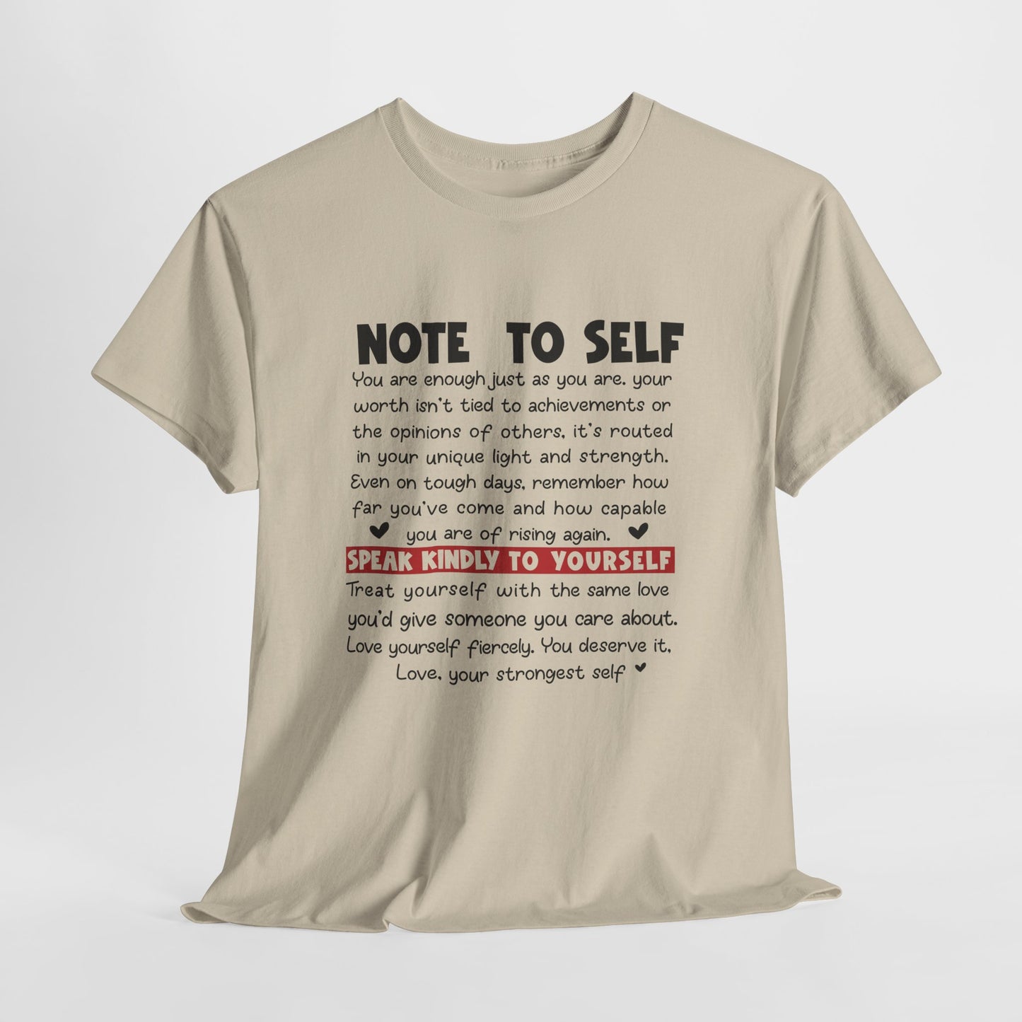Note To Self | Unisex T-Shirt